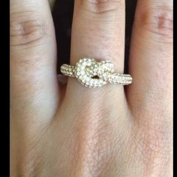 Michael Kors Brilliance GOLD Crystal Pave Ring - Picture 2 of 6